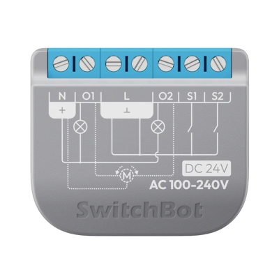 Inteligentny przełącznik dwukanałowy SwitchBot Relay Switch 2PM