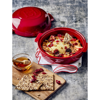  Emile Henry red cheese baking dish - 6