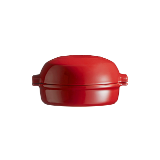  Emile Henry red cheese baking dish - 2