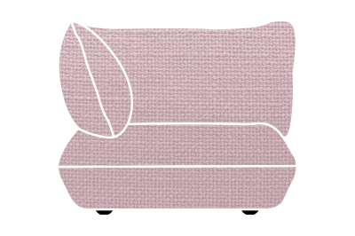 Cover for the Fatboy Sumo Corner Seat Bubble Pink