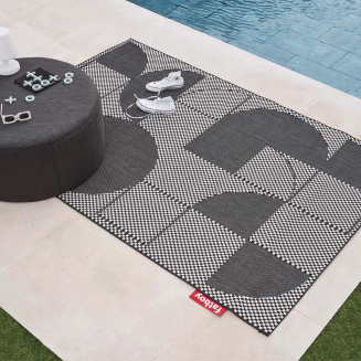 Fatboy Carpretty Petit Jigsaw Black/White outdoor rug 160x230 cm - 2