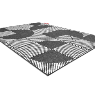 Fatboy Carpretty Petit Jigsaw Black/White outdoor rug 160x230 cm - 4
