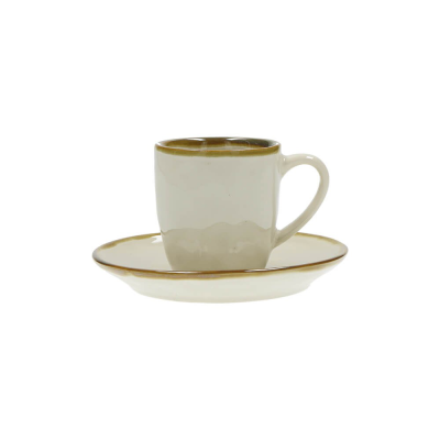 Rose&Tulipani | Set of 6 Concerto Avorio espresso cups - Ivory, 90 ml