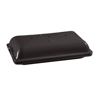 Emile Henry black baking pan for Parisian baguettes - 2