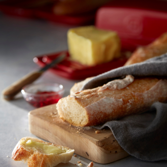 Emile Henry black baking pan for Parisian baguettes - 6