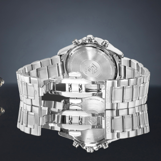 Zegarek Męski Giewont Chronograph Sapphire Srebrny GW9460-B2 - 6