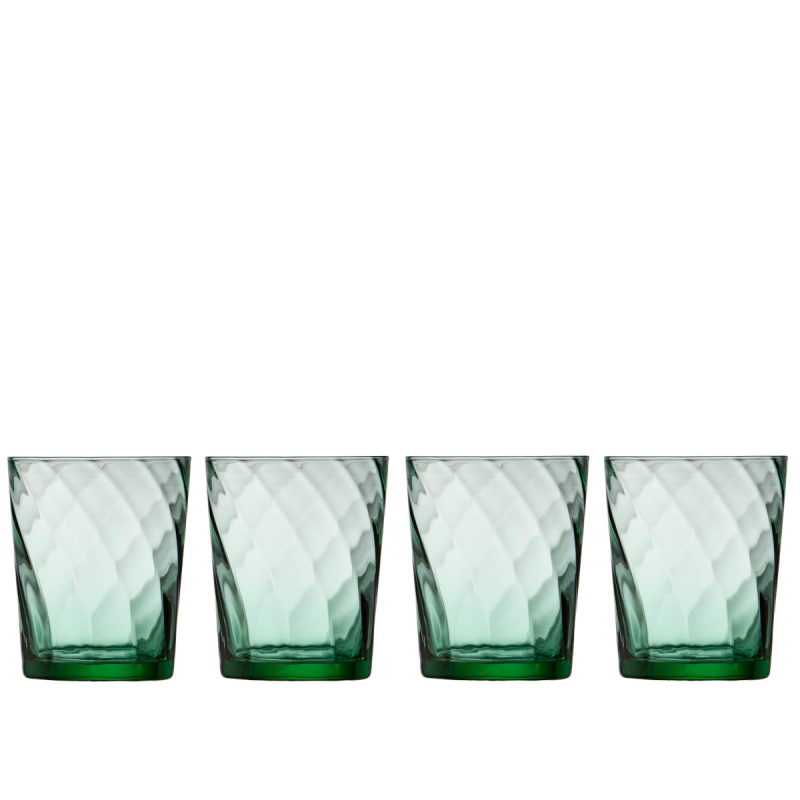 Szklanki do wody Lyngby Glas Vienna Green 300 ml - 4 szt.