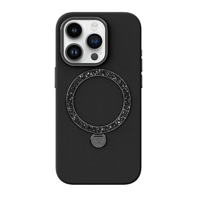 Etui JOYROOM PN-15L2 Dancing Circle do iPhone 15 Pro (czarne)