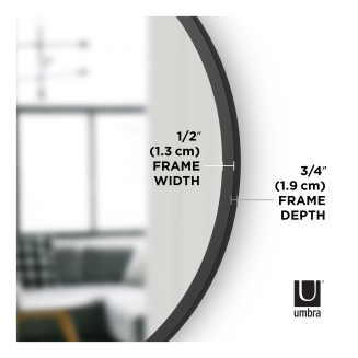  Umbra Hub 60 cm Black wall mirror - 6