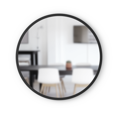  Umbra Hub 60 cm Black wall mirror