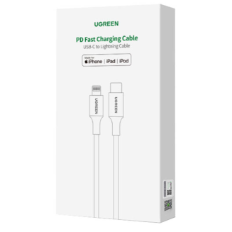 Kabel UGREEN US304 USB-C-Lightning 1.5m (czarny) - 4