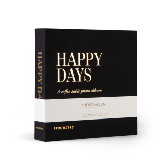 Fotoalbum - Happy Days Black (S) | PRINTWORKS - 2
