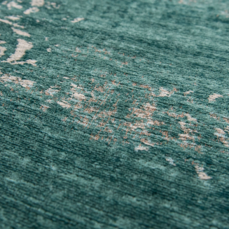  Louis de Poortere Fading World Medallion jade rug - 3