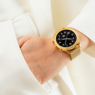 Smartwatch Gravity Złoty Pasek i Bransoleta GT5-4 - 3