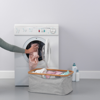  Brabantia foldable laundry basket 40l, gray - 2