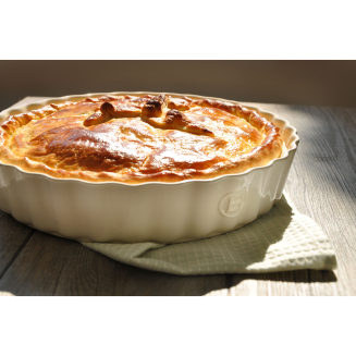  Emile Henry tart dish 28 cm white - 6
