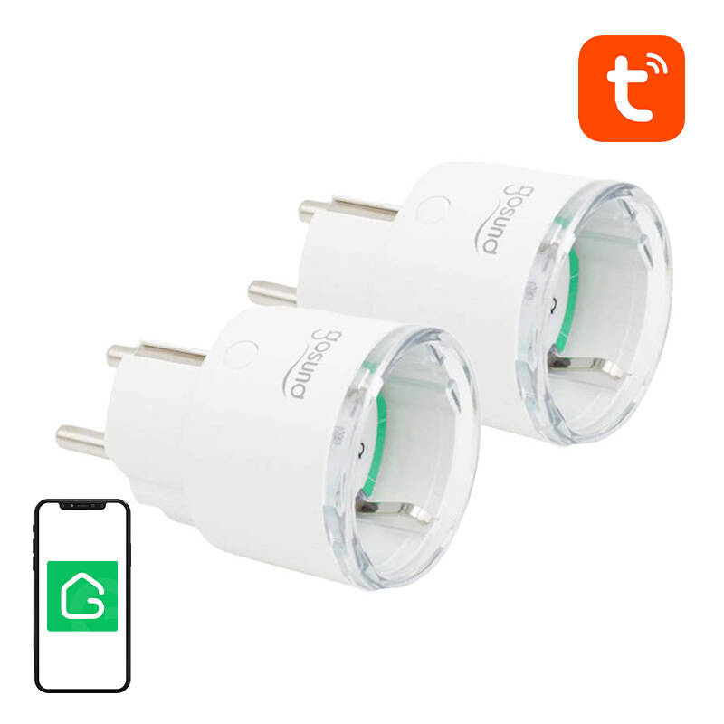 Gniazdko smart GOSUND SP111 16A 3680W Wi-Fi Tuya 2-pak