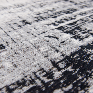  Louis de Poortere Mad Men Griff metro black&white round carpet - 6