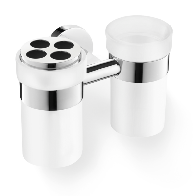 Hanging bathroom mugs, 2 pcs, Zack Scala, glossy