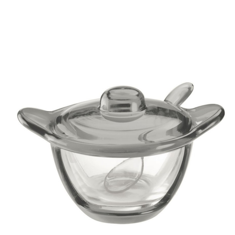 Sugar bowl Guzzini Gocce szara