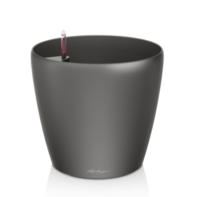  Lechuza Classico Premium 60 flowerpot | 70 anthracite metallic