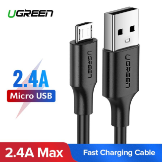 Kabel USB do Micro USB UGREEN US289 QC 3.0 2.4A 1.5m (biały) - 2