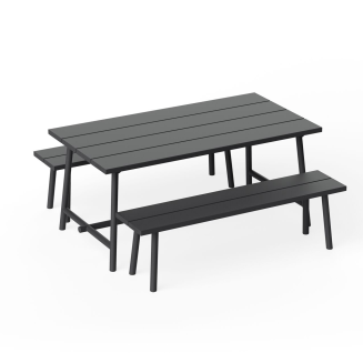 Ławka ogrodowa Fatboy Fred's Bench Anthracite 160x40x46 cm - 5