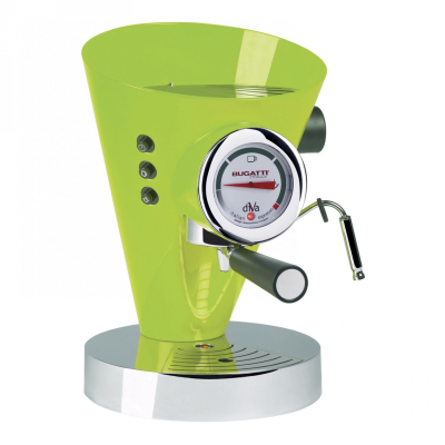  Casa Bugatti Diva coffee machine green | BUY CHEAPER WITH A DISCOUNT CODE