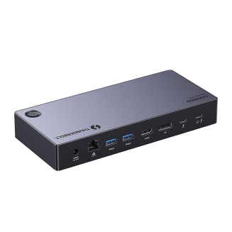Stacja dokująca 13w1 Ugreen Revodok Max 313 Thunderbolt 4 do 2x USB 3.0, USB 3.2, USB-C 3.2, HDMI 2.1, DisplayPort 1.4, SD/microSD, RJ45, AUX 3.5mm, PD 140W - 2