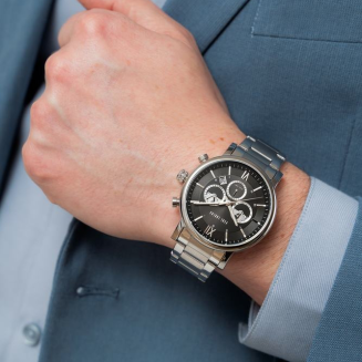 Zegarek Męski PAUL LORENS PL20017B-1C1 + BOX - 5