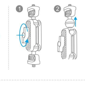 Mocowanie akcesoriów PGYTECH Magic Arm (P-CG-009) do aparatów / gimbali - 2