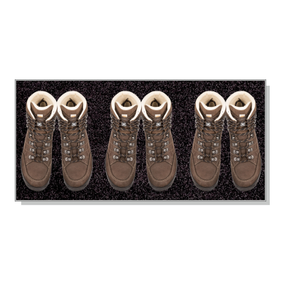 Keilbach Perfetto shoe pad 77x37 cm black