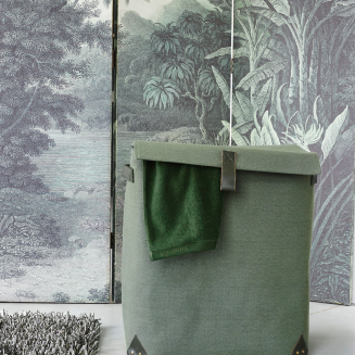 Aquanova Arian Sage green laundry basket - 5