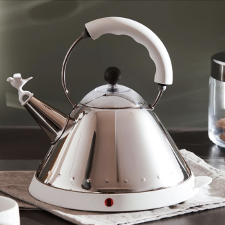 Alessi electric kettle 1.5l with blue handle - 2