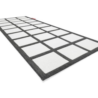 Outdoor rug Fatboy Carpretty Catwalk Checky Black/White 80x200 cm - 5