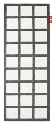 Outdoor rug Fatboy Carpretty Catwalk Checky Black/White 80x200 cm