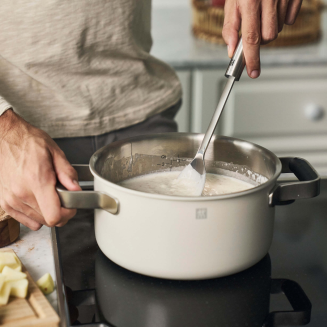 Zestaw garnków Zwilling Pure 5 elementów kość słoniowa - 4