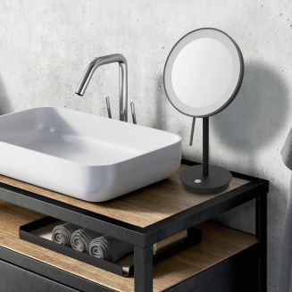 Magnifying mirror with LED backlight Zack Alona 5x black - 3