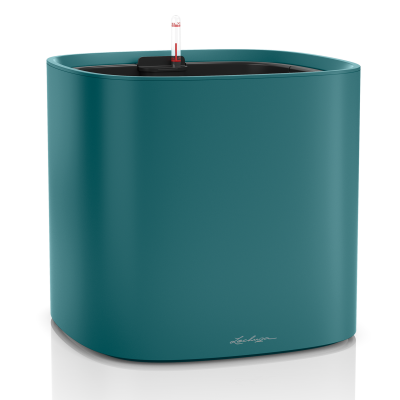  Lechuza Pila Color 35 Petrol Blue planter