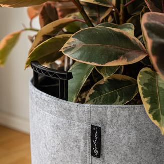 Lechuza Trendcover Filc 32 planter light gray - 5