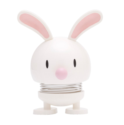 Hoptimist Bunny White figurine