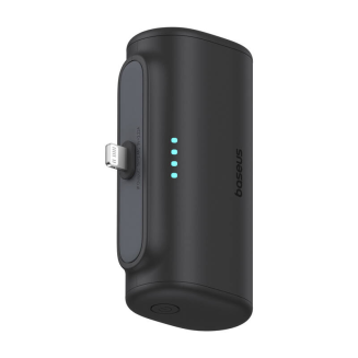 Powerbank BASEUS Compact 5000mAh 20W Lightning (czarny) - 5