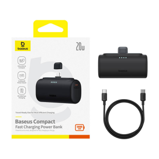 Powerbank OS-Baseus Compact IP 5000mAh 20W (czarny) - 8