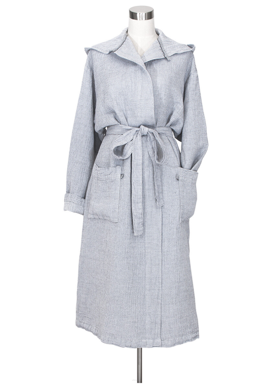  Szlafrok Lapuan Kankurit Tar z kapturem white-grey L