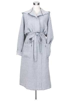  Szlafrok Lapuan Kankurit Tar z kapturem white-grey L