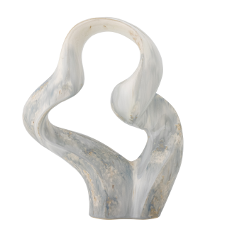  Bloomingville Rouyi Deco Gray sculpture 34 cm - 4