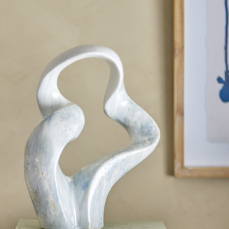  Bloomingville Rouyi Deco Gray sculpture 34 cm - 5