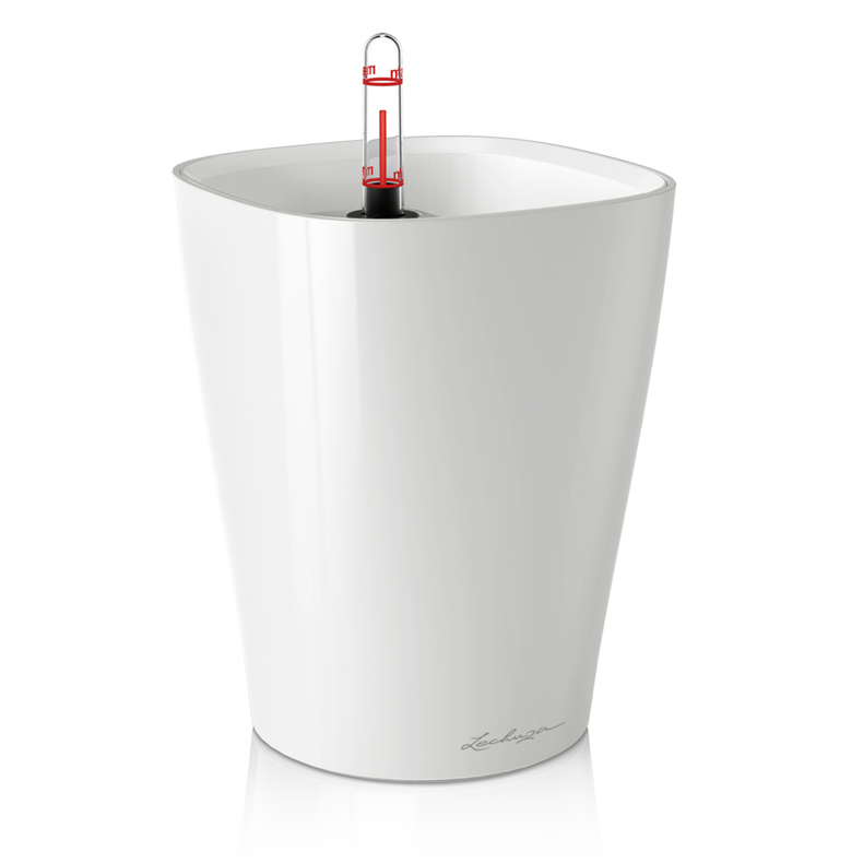  Lechuza Deltini planter, white gloss