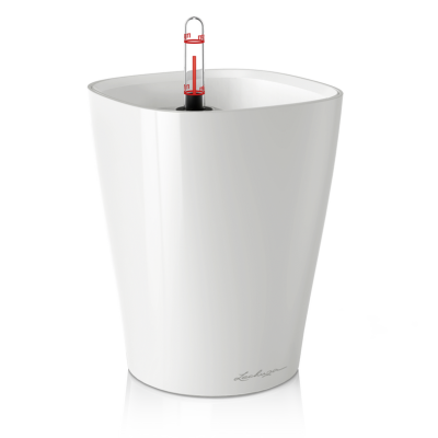  Lechuza Deltini planter, white gloss