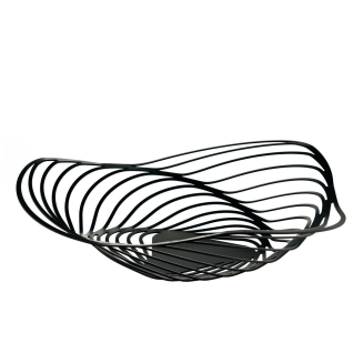 Alessi Trinity fruit platter, black, 43 cm - 3